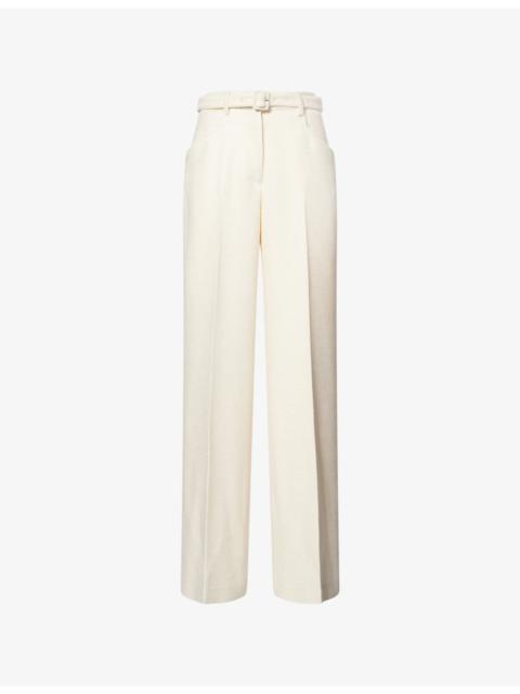 GABRIELA HEARST Norman Wide-Leg Silk-And-Wool Trousers