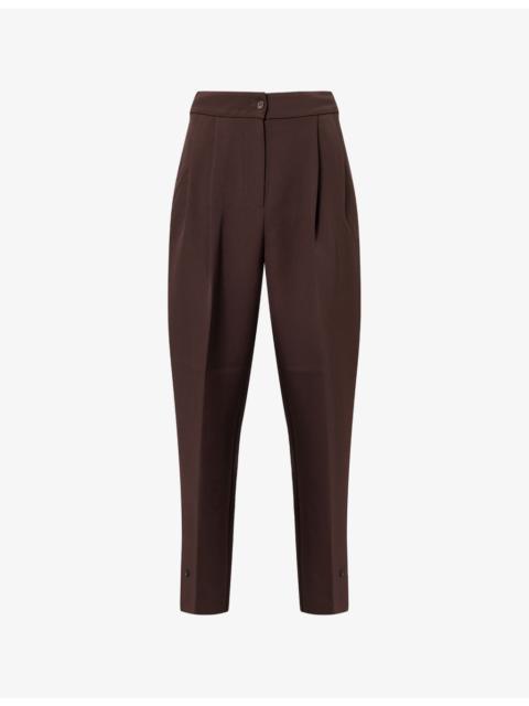 The Frankie Shop Doyer Pleated Woven Trousers