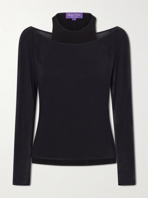 Ralph Lauren Maxime Silk-jersey Sweatshirt