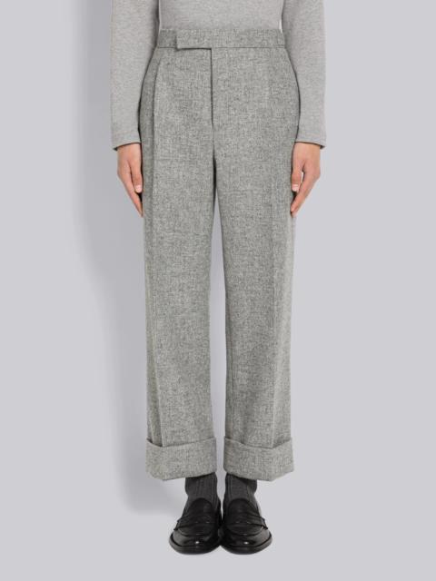 Thom Browne Shetland Wool Side Tab Single Pleat Trouser