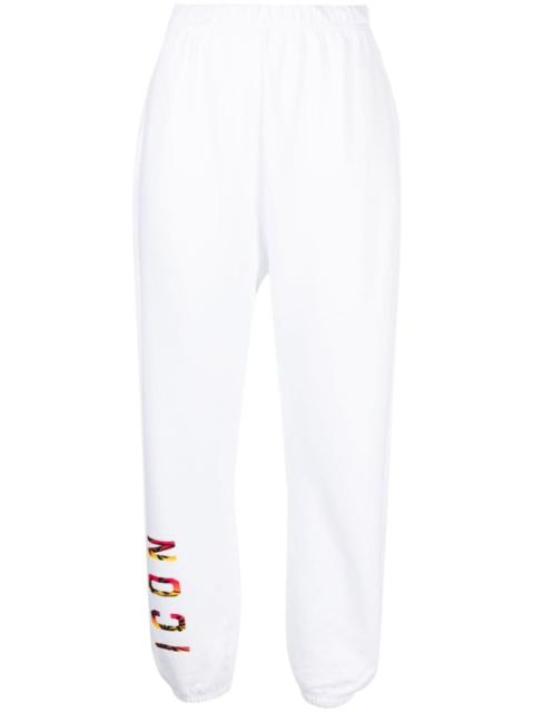 logo-print track pants