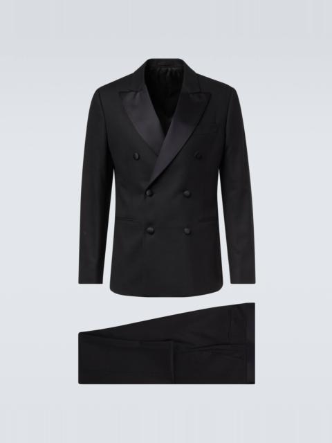 LARDINI Double-breasted wool suit