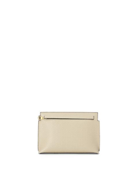 Loewe Mini Repeat T Pouch in embossed silk calfskin