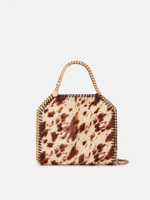 Stella McCartney Falabella Appaloosa Print Velvet Mini Tote Bag