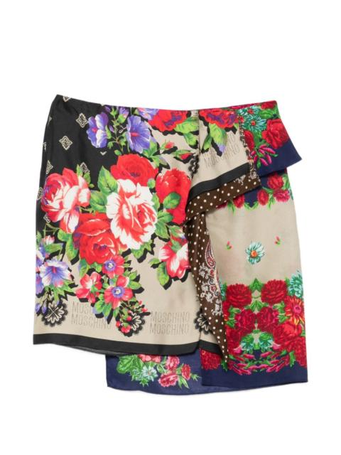 Moschino floral print skirt
