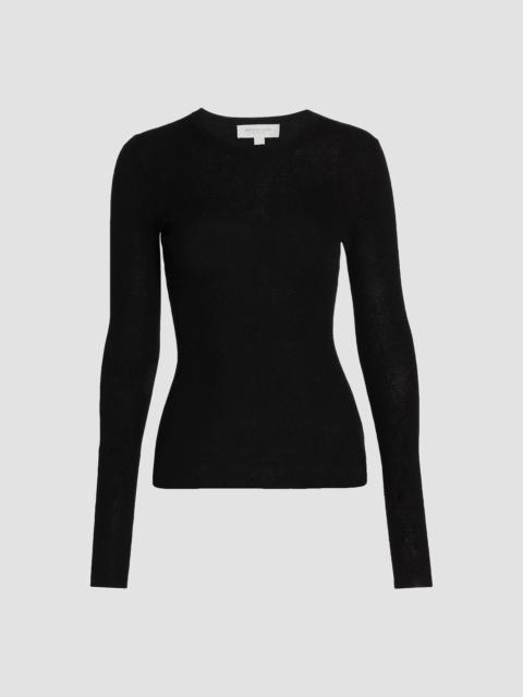 MICHAEL KORS COLLECTION Women's Hutton Ribbed Cashmere Sweater - Black