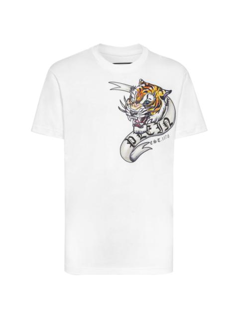 graphic-print cotton T-shirt