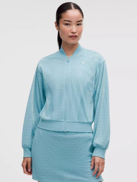 lululemon Ace Advantage Knit Mesh Tennis Jacket
