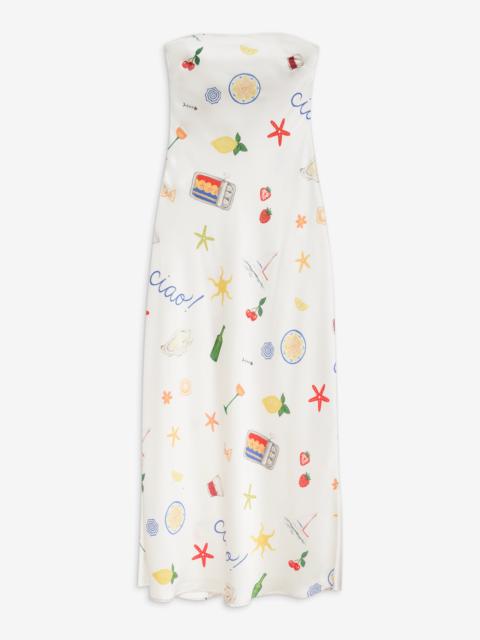 For Love & Lemons Carla Strapless Maxi Dress