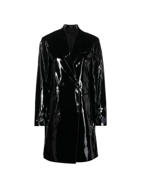 Raf Simons double-breasted cotton coat