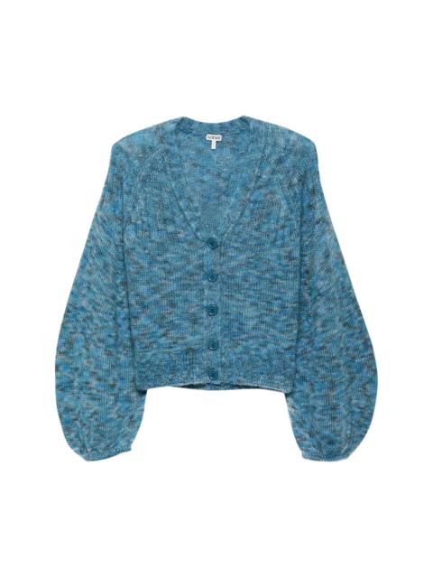 Loewe Balloon Sleeve Cardigan 'Blue Multitone'