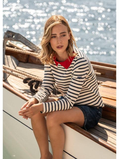 SAINT JAMES VIRE Breton Shirt with Collar