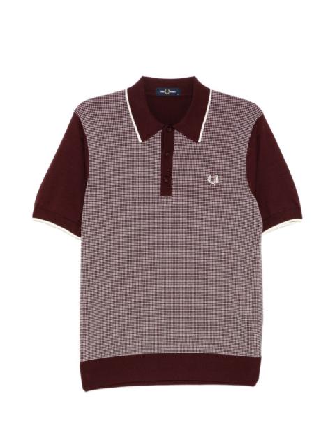 Fred Perry tonic waffle polo shirt