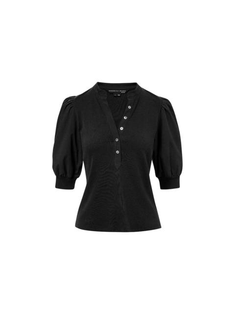 VERONICA BEARD CORALEE PUFF-SLEEVE TOP