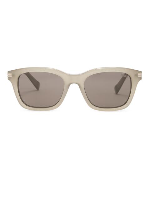 ZEGNA Geometric Acetate Sunglasses