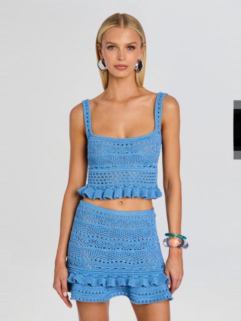 RETROFÊTE DAMIRA CROCHET TOP
