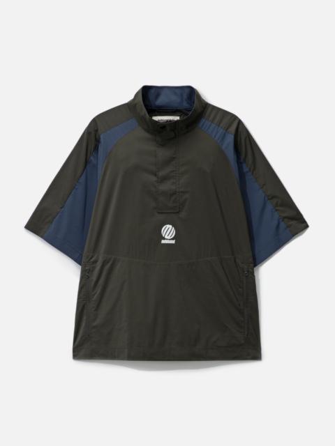 Metalwood Studio SHORT SLEEVE PANELLED WIND SHIRT