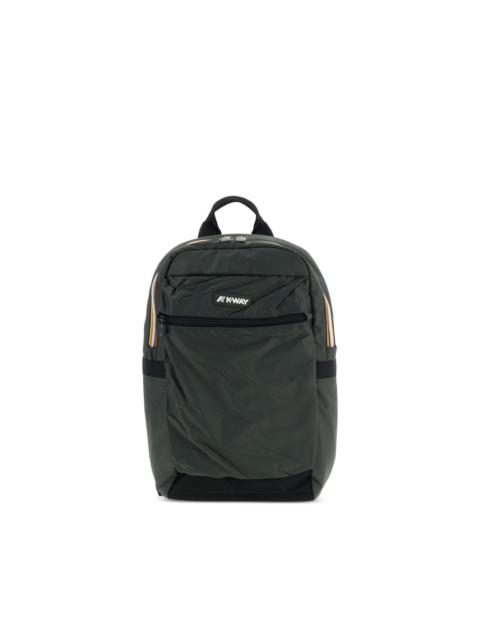 K-WAY Laon logo-patch zip-fastening backpack