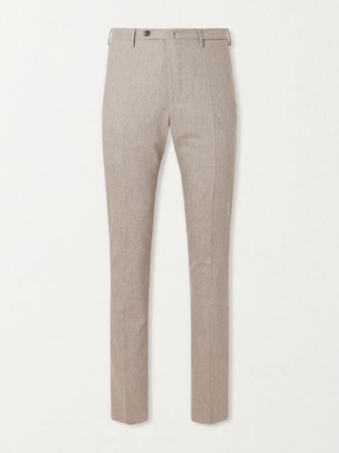 SLOWEAR Straight-Leg Wool-Blend Flannel Trousers