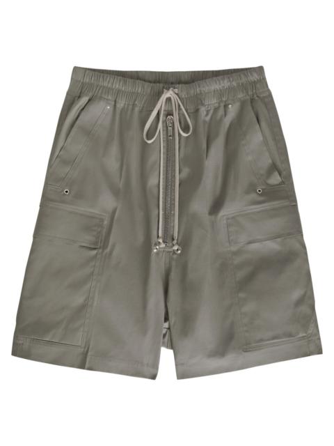 Rick Owens Cargobela Stretch-cotton Poplin Shorts