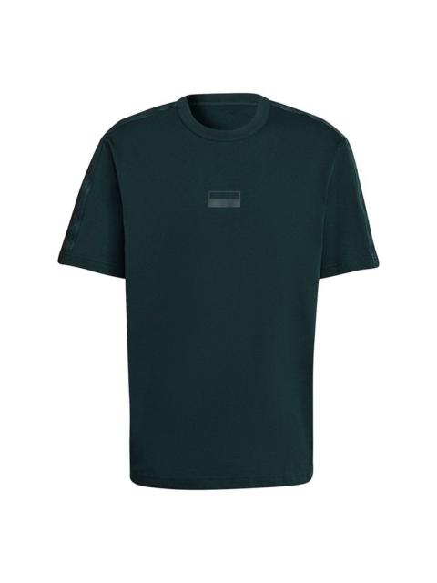 adidas adidas originals R.y.v. Logo Tee Loose Sports Crewneck Short Sleeve Green H11497