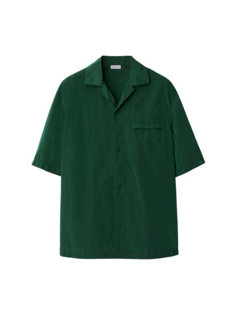 Burberry short-sleeve notch-collar shirt