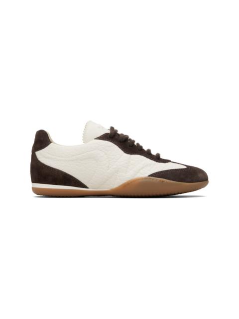 WEEKEND Max Mara White & Brown Wkalancia Sneakers