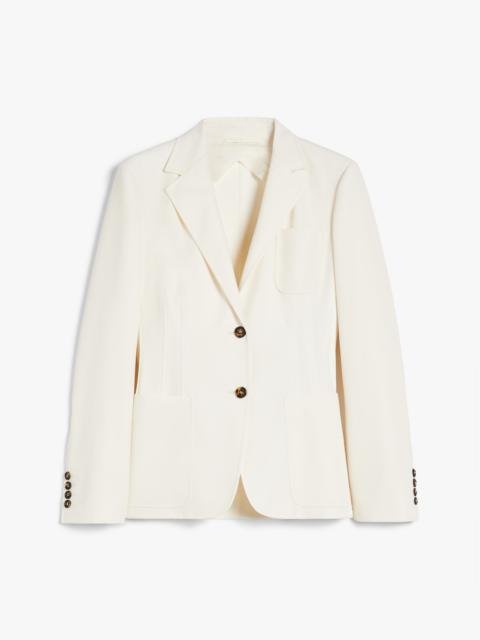 Max Mara ABETAIA Fitted cotton blazer