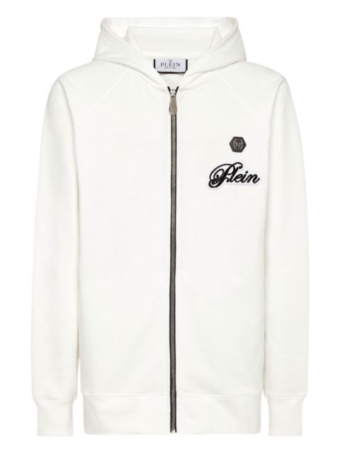 PHILIPP PLEIN Basic Signature zip-up hoodie