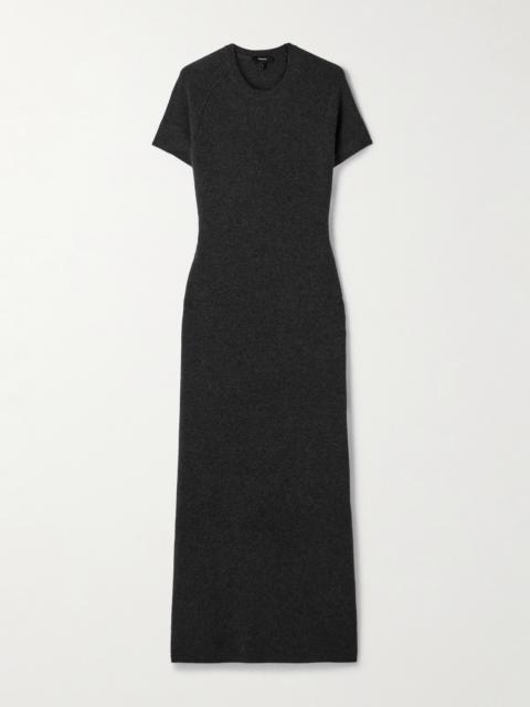 Theory Wool And Cashmere-blend Maxi Dress