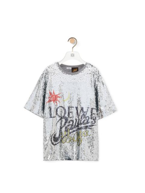 Loewe Loose fit T-shirt in sequins