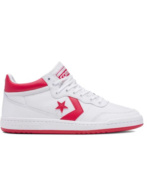 Converse Fastbreak Pro Mid White Enamel Red