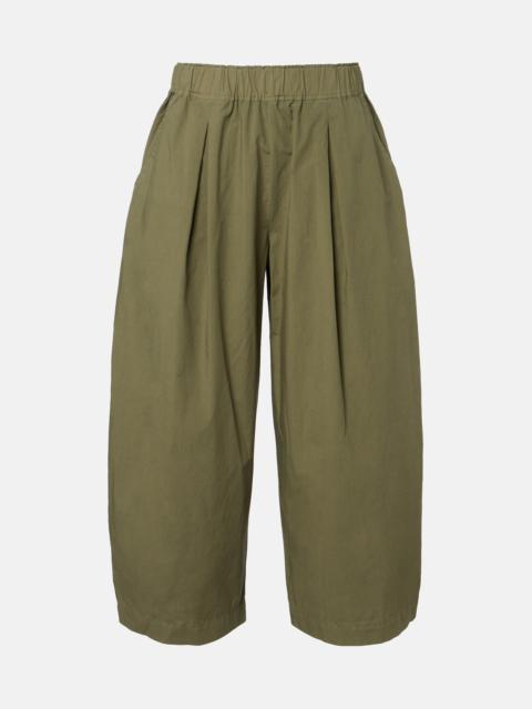 velvet Sophia cotton poplin wide-leg pants