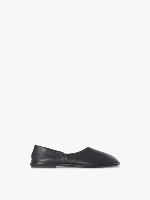 The Row Canal Slip On in Leather