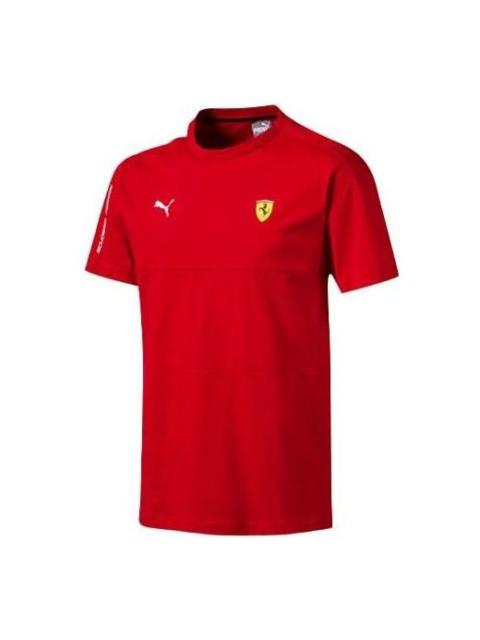 PUMA PUMA Scuderia Ferrari T7 T-Shirt 'Red White Yellow' 595427-01
