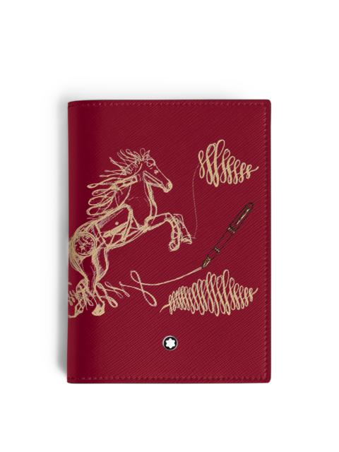 Montblanc PASSPORT HOLDER YEAR OF THE HORSE IN SARTORIAL LEATHER