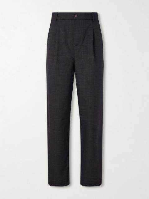 DE BONNE FACTURE Grandad Straight-Leg Wool Trousers