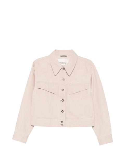 CLOSED button-fastening pocket jacket