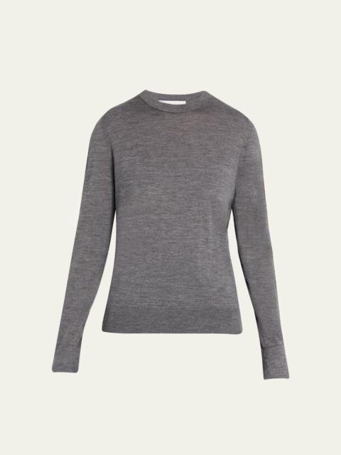 MICHAEL KORS COLLECTION Crewneck Wool-Blend Sweater