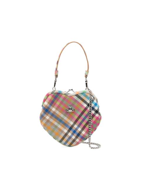 Vivienne Westwood Belle Heart checked tote bag