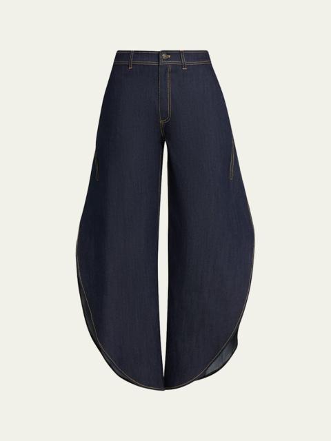 Cinq à Sept Hannah Denim Tulip Pants