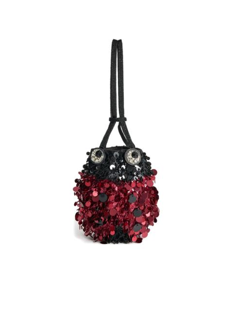 Anya Hindmarch Ladybird sequin bucket bag