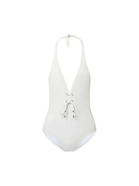 Louis Vuitton Lace Front One-Piece Swimsuit