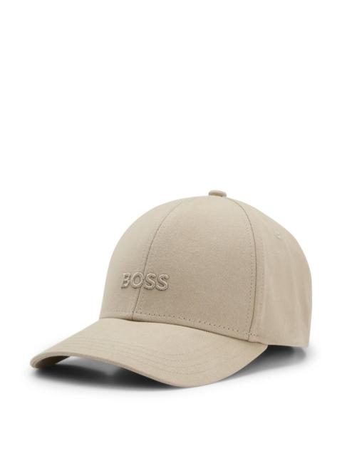 BOSS COTTON-TWILL CAP WITH EMBROIDERED LOGO