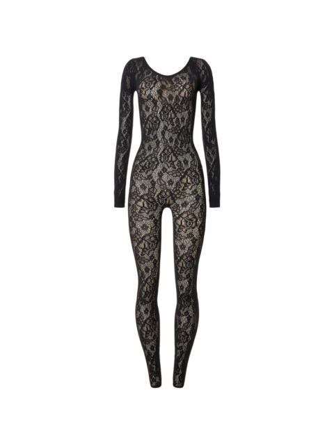 Wolford Infinite Rose floral-lace jumpsuit