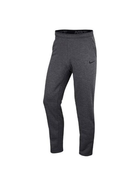 Nike 나이키 Therma 호리호리한 적합 훈련 운영하는 스포츠 긴 바지 검정 탄소 검정 932254-071