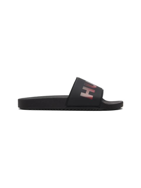 HUGO Black Logo Slides