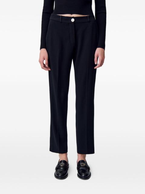 Claudie Pierlot cropped straight-leg trousers