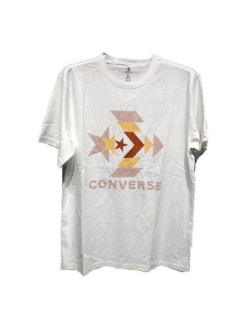 Converse Star Chevron Zoomed In Graphic T-Shirt 'White' 10022024-A02