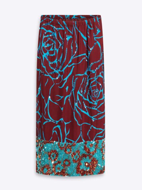 Dries Van Noten EMBROIDERED SKIRT